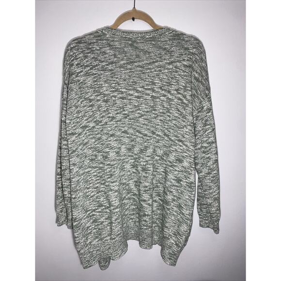 Modcloth Sweater Women Lg Boho Grandpa Cardigan Open Front Knit Duster Swacket - Picture 6 of 12